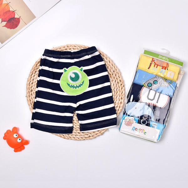 Cotton Butt Pants 5 Pack Baby Cartoon Cute Shorts
