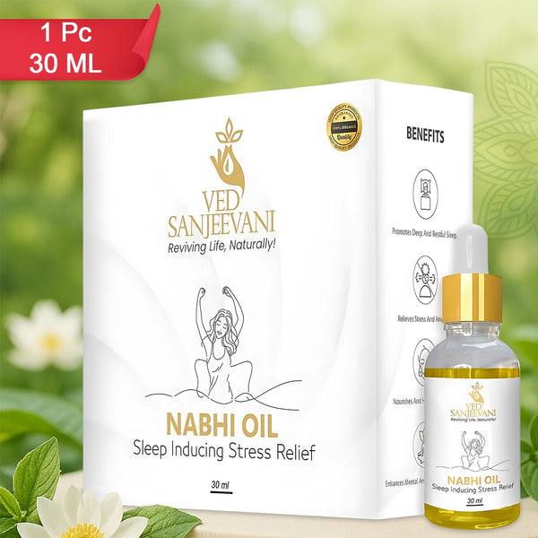 Ved Sanjeevani Nabhi Oil Sleep Inducing Stress Relief (30ml  1 Pc)