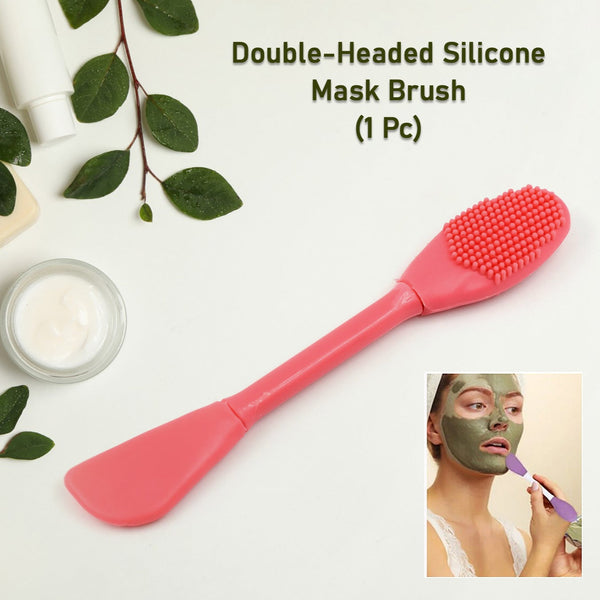 2 In 1 Double-headed Silicone Face Mask Brush (1 Pc)