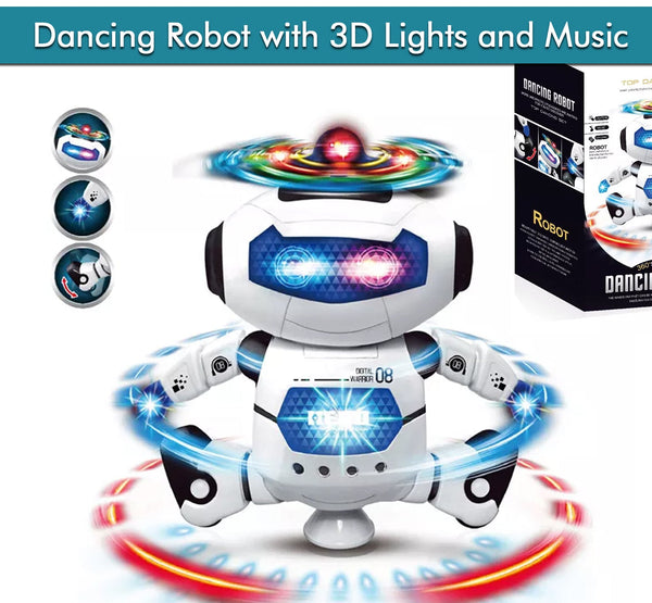 Dancing Robot With 3d Lights And Music.