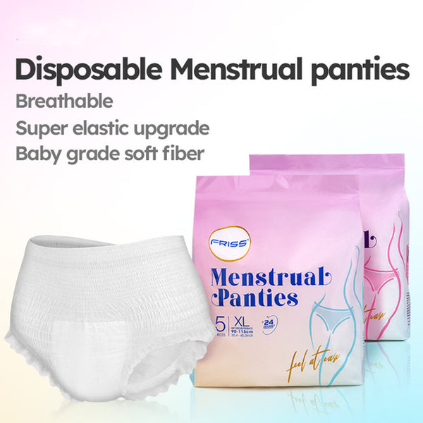 Lady Sanitary Pants Processing Different Colors And Sizes